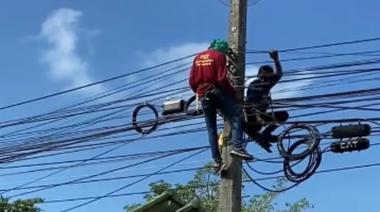 Descubrieron un presunto negocio de cable clandestino: cobraba $80.000 por cada conexión ilegal