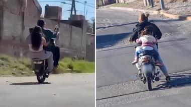 Identificaron en Catamarca a tres personas por maniobras temerarias y peligrosas en moto