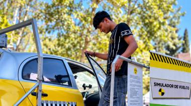 Tránsito Seguro llevó simuladores y educación vial a Carmen de Areco y Lanús