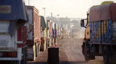 El costo del transporte de cargas frenó su marcha: subió 1,66% en agosto