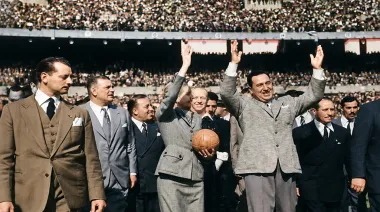 Racing, Cereijo y el enojo de Perón en la inauguración del Cilindro por un detalle clave