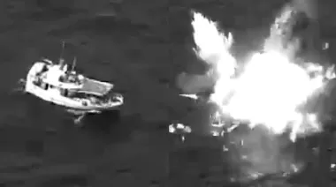 EE.UU. hundió un barco ligado a Los Choneros en operativo con Ecuador