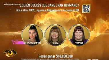 ¿Charlotte, Sol o Yipio? ¿Quién ocupará el tercer puesto en la final de Gran Hermano?