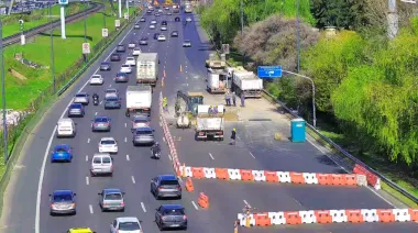 Caos en avenida Lugones: cuándo se normaliza el tránsito por las obras de gas