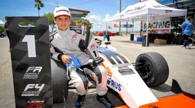 Lázaro Bainotti demostró en Estados Unidos por qué es la gran promesa del automovilismo