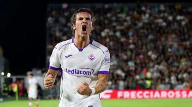 Mastantuono la rompió en Italia: hat-trick y primera victoria de la Fiorentina