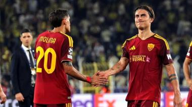 La Roma no autorizó a Dybala y Molina a viajar a la despedida de Messi en el Monumental