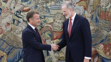 Felipe VI recibe a Macron en Madrid con el Tratado de Barcelona de nuevo en primer plano