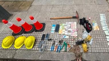 Los encontraron dentro de una cámara subterránea robando cables en Núñez: cinco detenidos