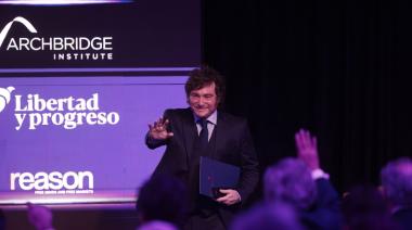 Milei habló del anuncio de Messi en pleno discurso: qué comparación hizo