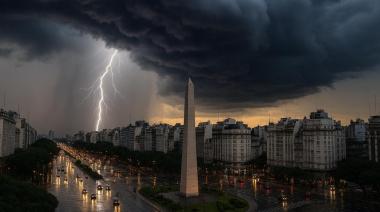 Alerta naranja en el AMBA: a qué hora empiezan las tormentas fuertes y qué se espera para la noche