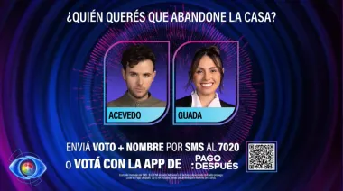 Guada y Acevedo nominados para el domingo: ¿quién se va de Gran Hermano Uruguay?
