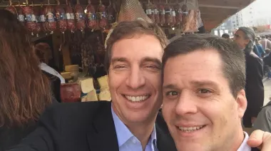 Reunión Verón-Di Carlo: quién es el diputado del PRO que aparece en la foto