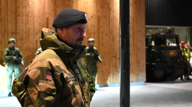 El rey Haakon VIII eligió la frontera con Rusia para su primer viaje oficial