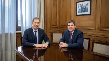 Santilli repasó obras con Orrego y prepara una semana de agenda política y energética