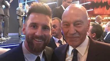 El día que Patrick Stewart, el Profesor X de X-Men, se encontró con Lionel Messi