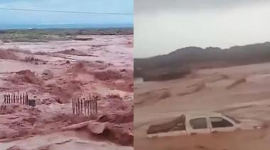 Alerta en Vaca Muerta: temporales y crecidas aislaron a Rincón de los Sauces