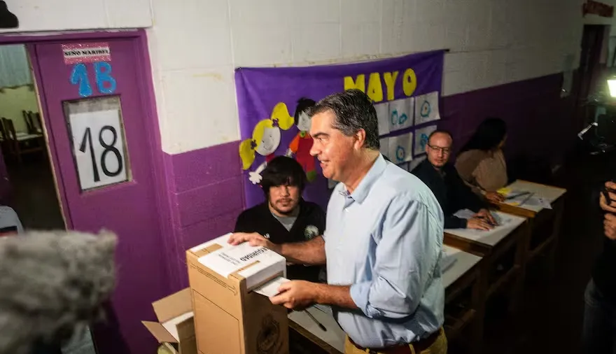 Votó Capitanich en Chaco: “Quiero Ficha Limpia, pero para todos”