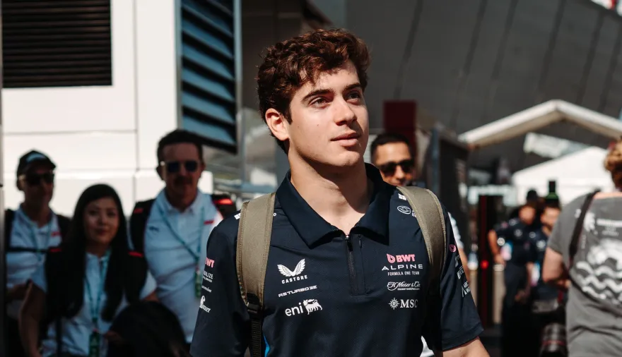Colapinto en Imola: habló de Alpine y hasta hizo un chiste sobre el Mundial