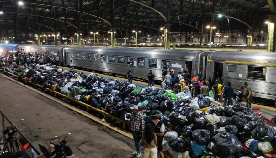 El Tren Solidario partirá mañana rumbo a Zárate y Campana con donaciones