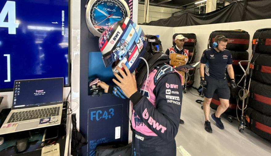 F1: el auto de Franco Colapinto no arrancó y debió abandonar en Silverstone
