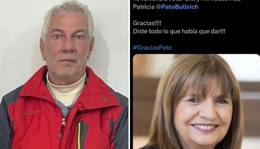 ¿Qué dijo Bullrich sobre Gustavo Bruzzone, el “narco” detenido que militó para ella en 2023?