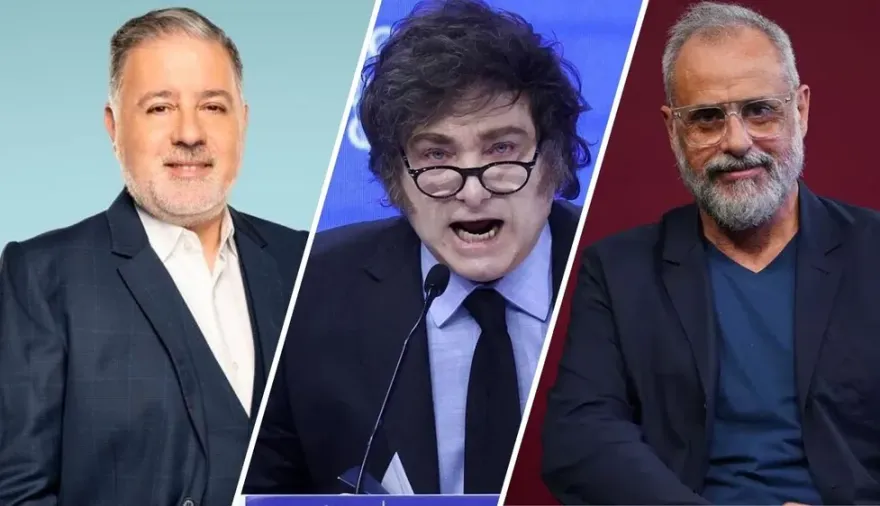 En una nueva embestida ahora Javier Milei denunció a Rial y Doman