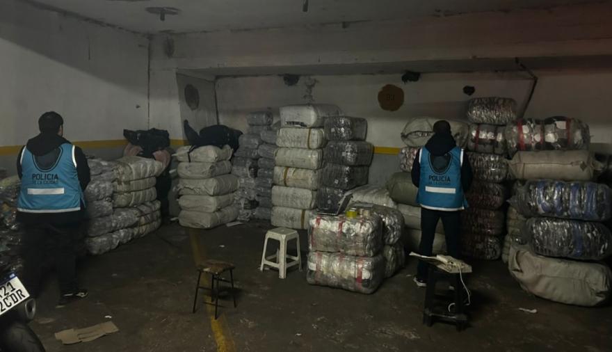 Balvanera: secuestran mercadería de contrabando valuada en 62 millones de pesos