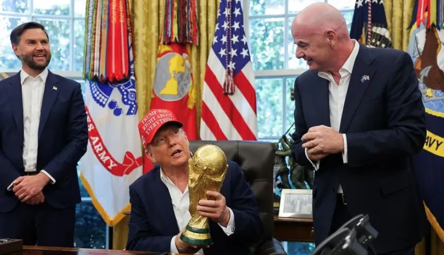 Trump anunció que el sorteo de la Copa Mundial de Fútbol 2026 será en Washington