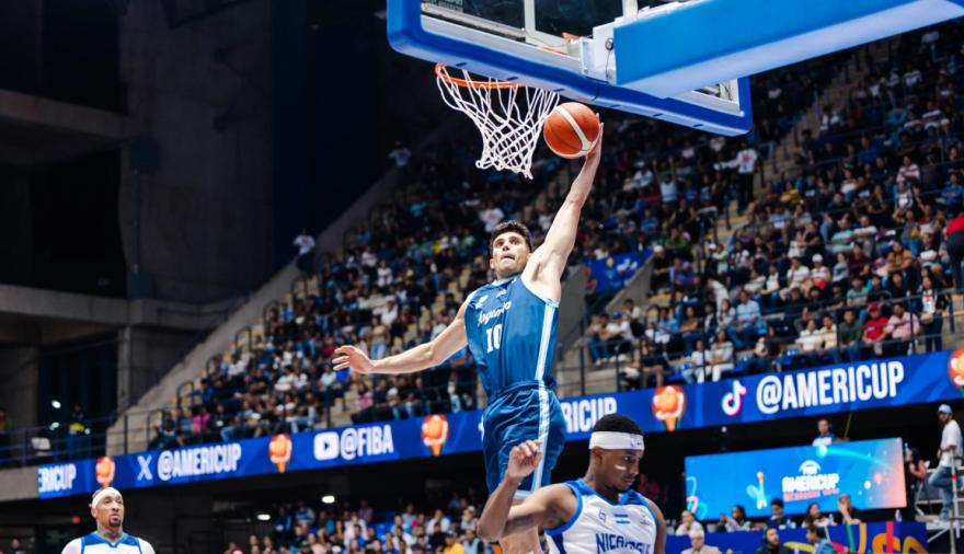 Argentina debutó con todo en la AmeriCup: 94–70 ante Nicaragua