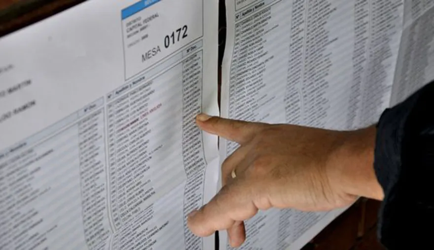 Consultá tu lugar de votación para los comicios de octubre