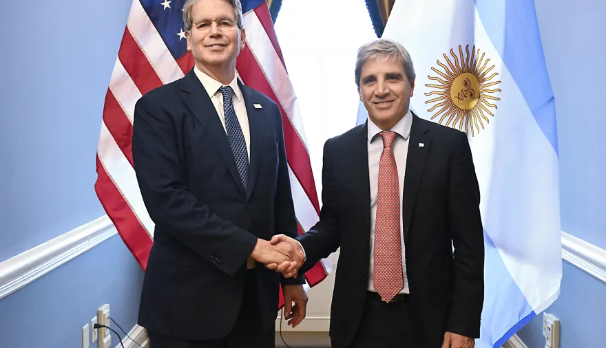 El Tesoro de Estados Unidos intervino en el mercado argentino