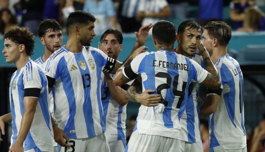 Argentina venció 1-0 a Venezuela con gol de Lo Celso, que se lo dedicó a Russo