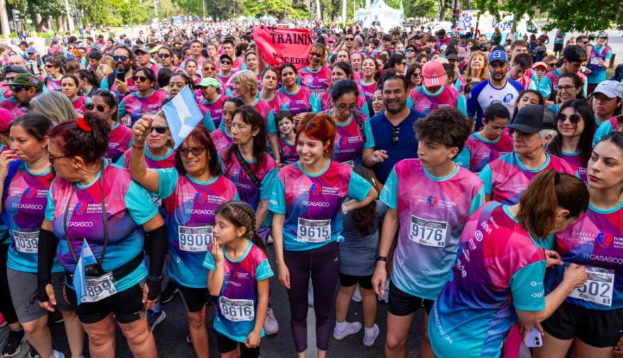 Más de 5.900 personas corrieron en Palermo a beneficio de la Fundación Favaloro