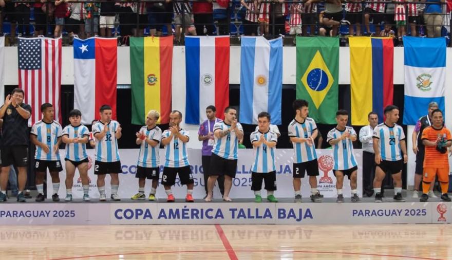 Argentina fue subcampeón en la Copa América de Talla Baja