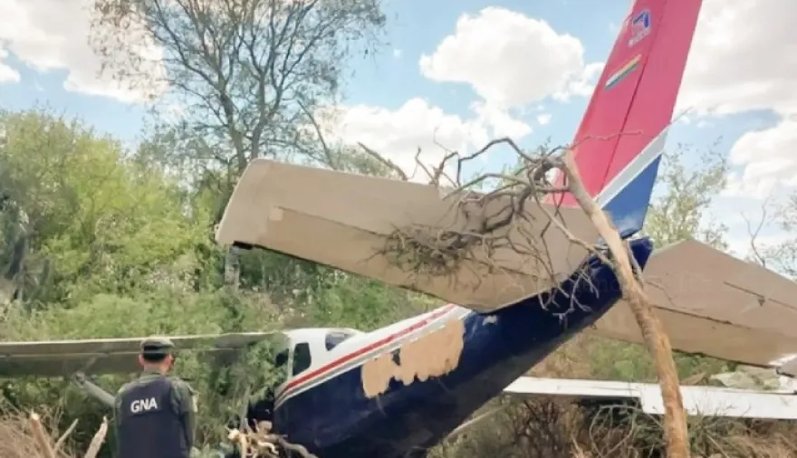 Video: así se precipitó a tierra el narcoavión que transportaba más de 130 kilos de cocaína en Salta