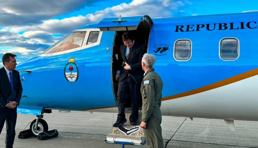 Milei ya vuela rumbo a Miami para participar del American Business Forum