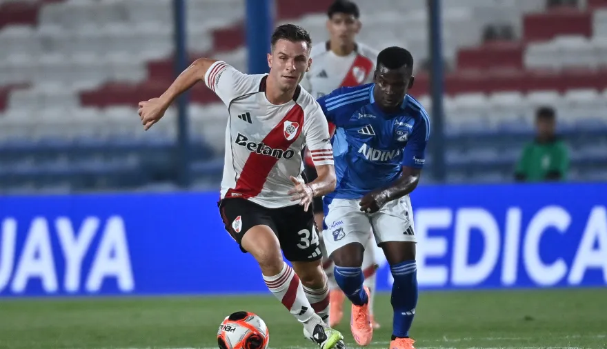 River le ganó ganó a Millonarios con gol de Montiel por la Serie Río de la Plata