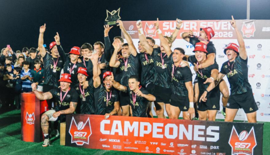 Los Pumas 7's brillaron en Mar del Plata y levantaron el título