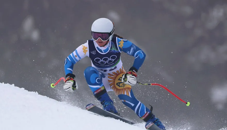 Nicole Begué, la esquiadora de EE.UU. de madre venezolana que compite por Argentina