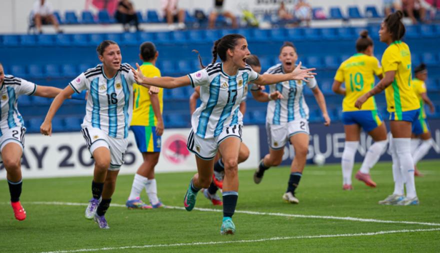 Gran triunfo de Argentina ante Brasil en el Sub-20 femenino