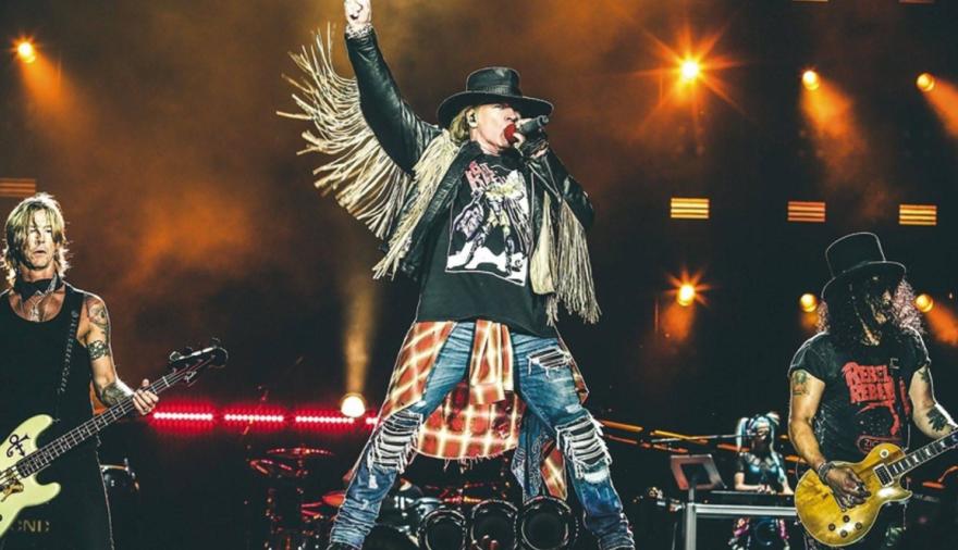 Guns N' Roses llega a Australia con un espectáculo único