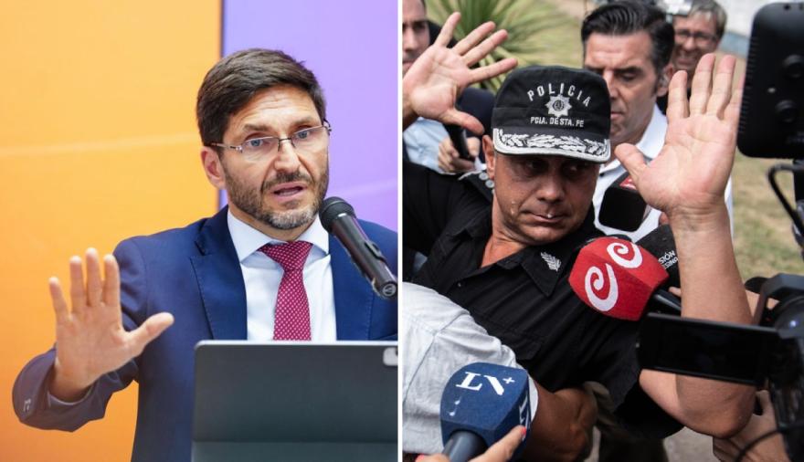 Golpe de mando de Pullaro en Santa Fe: qué hizo con el jefe de la Policía de Rosario