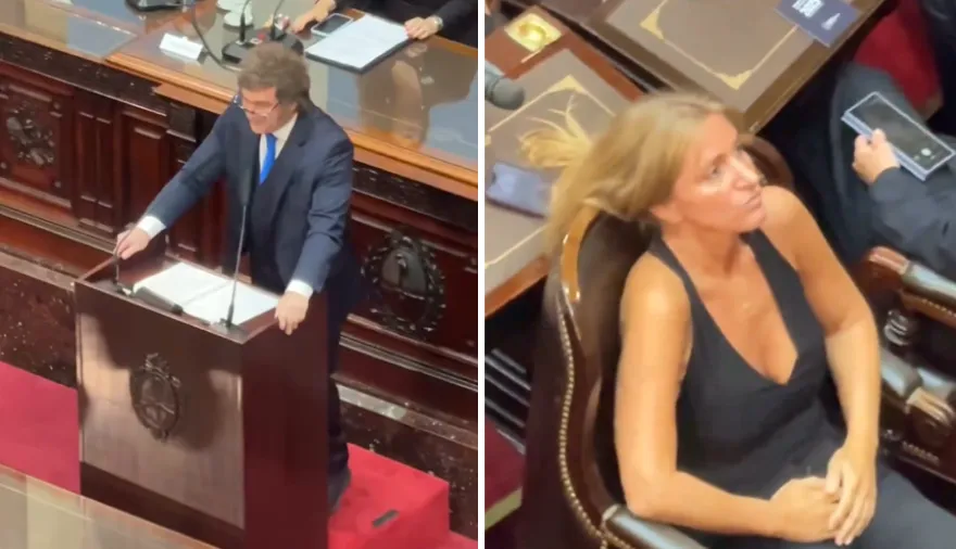 "Desquiciado": quién es la polémica diputada K que le dio la espalda a Milei