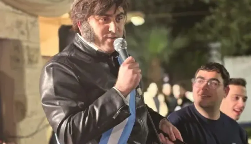 Un imitador de Milei en Israel provoca una reacción inesperada