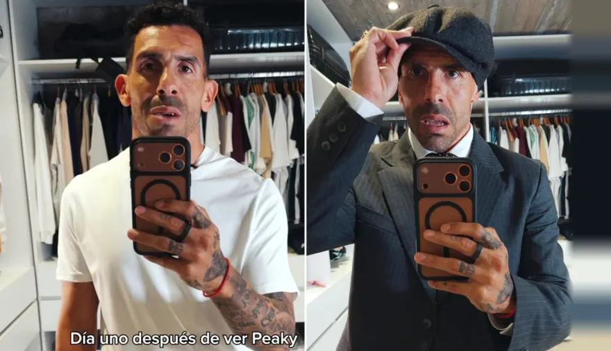 Carlitos Shelby: Tevez se volvió viral tras ver Peaky Blinders