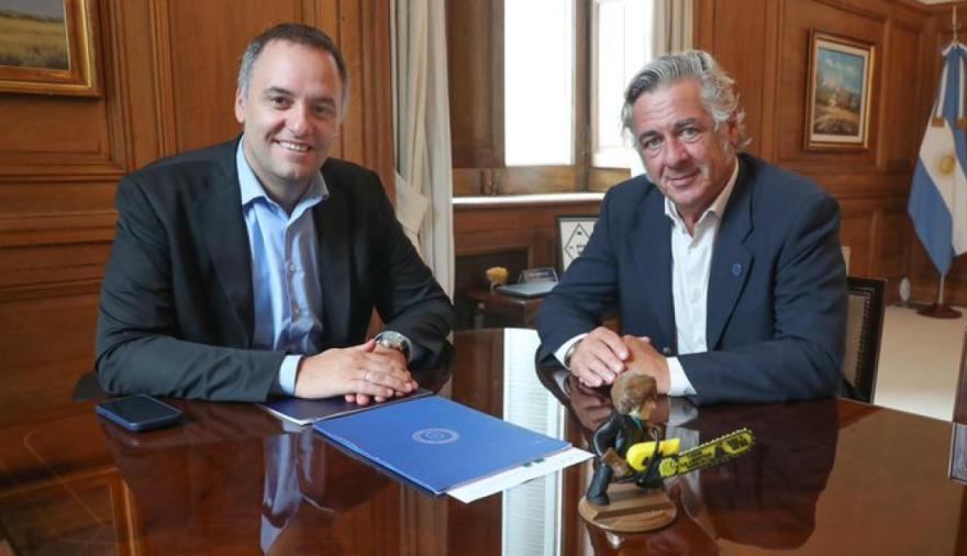 Adorni y Nicolás Pino hablaron del agro: qué pidió la SRA en la reunión