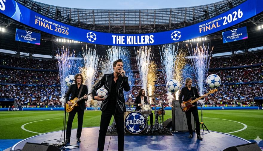 UEFA Champions League confirmó a The Killers para el show en Budapest