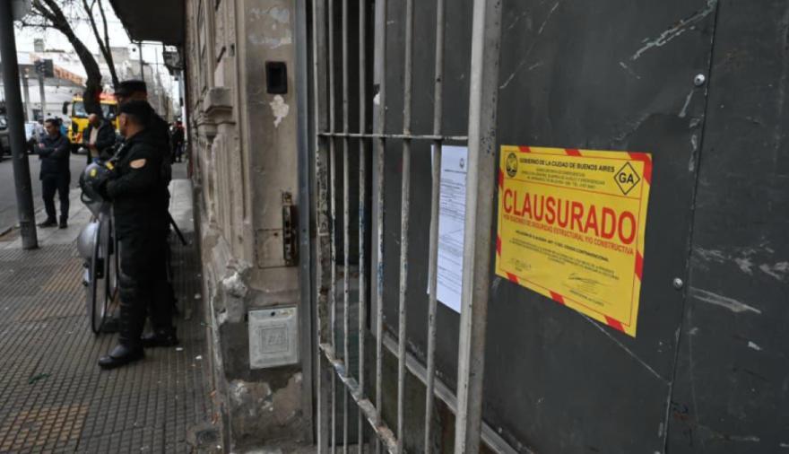 Balvanera: clausuran hotel por condiciones inseguras y ocupación ilegal