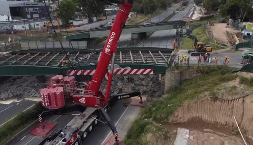 AU Dellepiane: corte total hasta el miércoles por la instalación de un puente